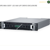 HPE MSA Gen7 12G SAS LFF Drive Enclosure server chassis shown from a front-three-quarter angle on a white background, with HPE branding visible on the front panel.