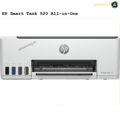 HP Smart Tank 520 All-in-One printer on a white background