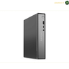 A Lenovo ThinkCentre M10 G10 desktop computer tower in dark gray, shown from a three-quarter angle on a white background.