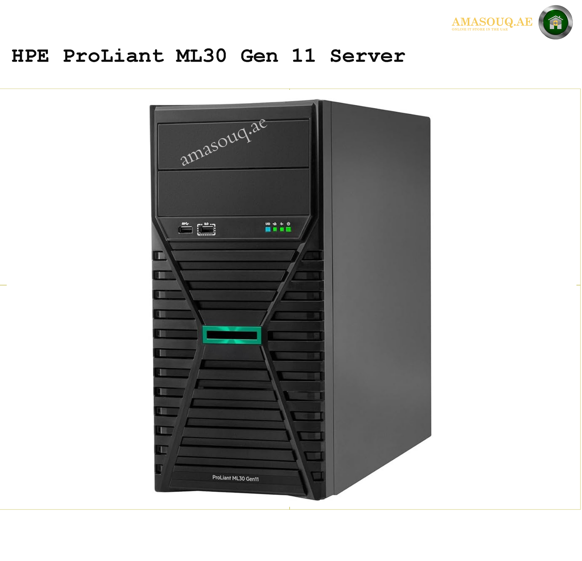 HPE ProLiant ML30 Gen11 Tower Server | AMASOUQ.AE 1