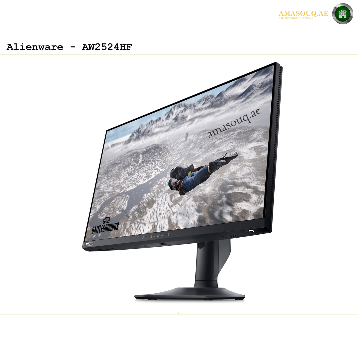 Alienware AW2524HF Full HD gaming monitor front view