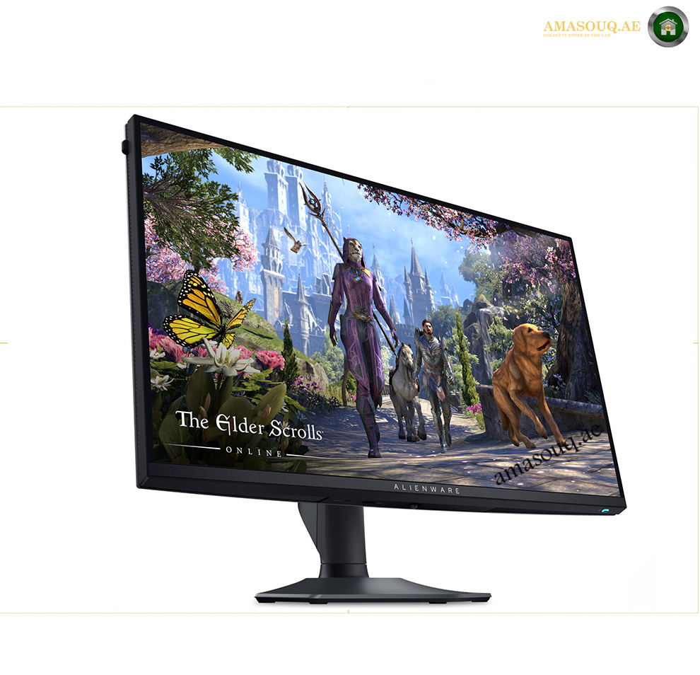 Alienware AW2725QF monitor rear view