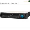 APC Smart-UPS C 1000VA 600W 2U rackmount UPS with SmartConnect. APC uninterruptible power supply (UPS) on a white background