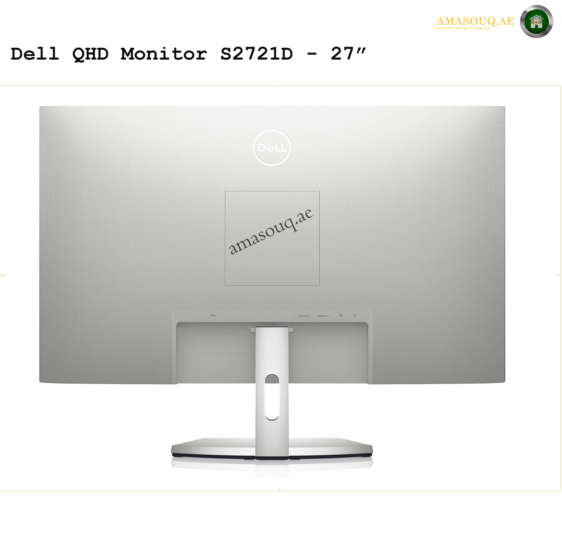 DELL MONITOR S2721D-27" | AMASOUQ.AE