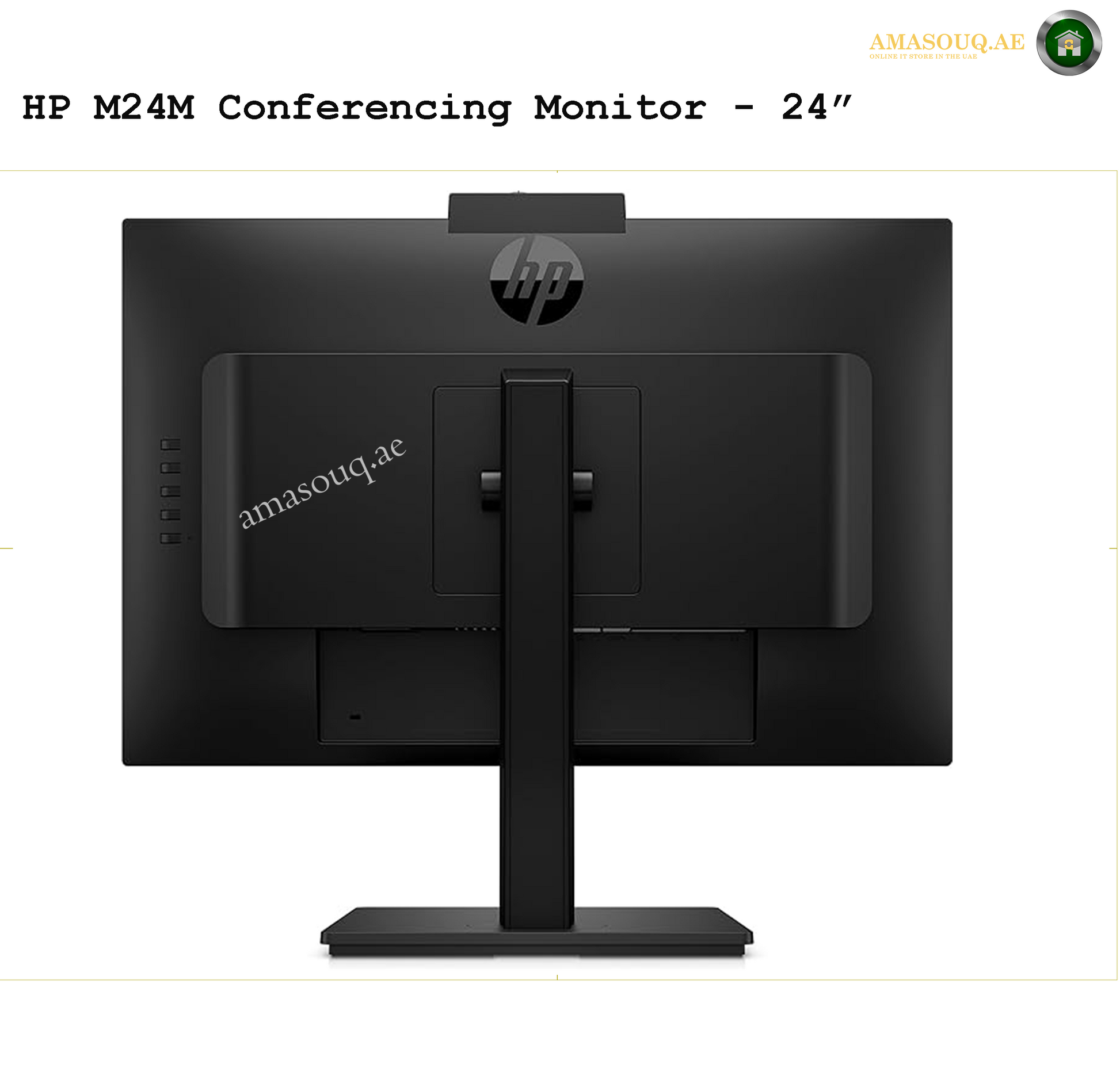 HP M24m Conferencing - 23.8" | AMASOUQ.AE BACK VIEW