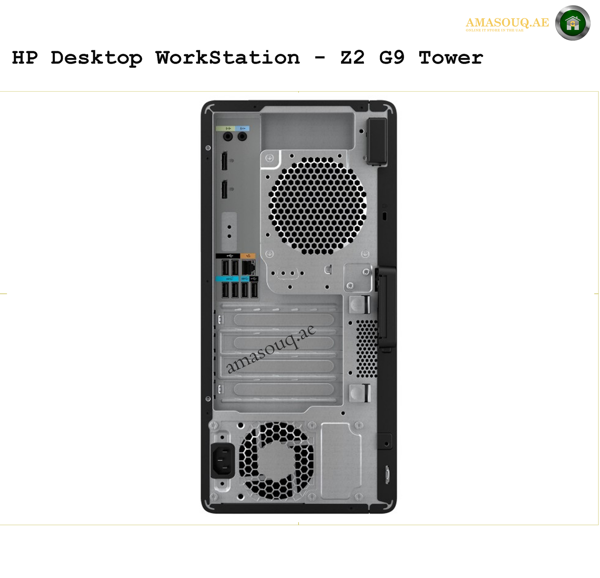 HP Z2 G9 Tower Workstation – W11Pro | amasouq.ae back view