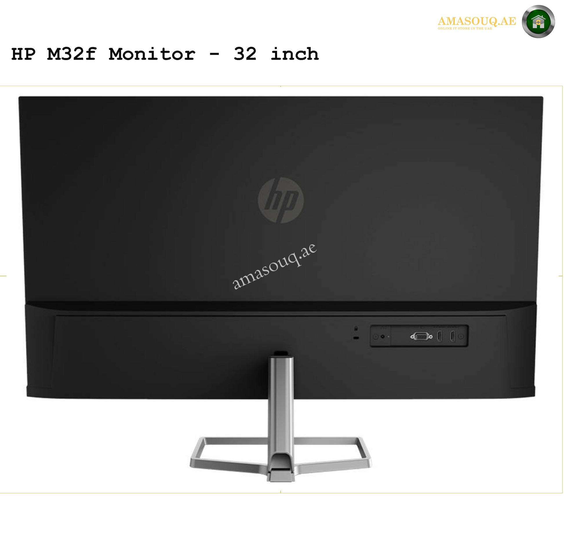 HP M32F - 31.5" | AMASOUQ.AE BACK VIEW