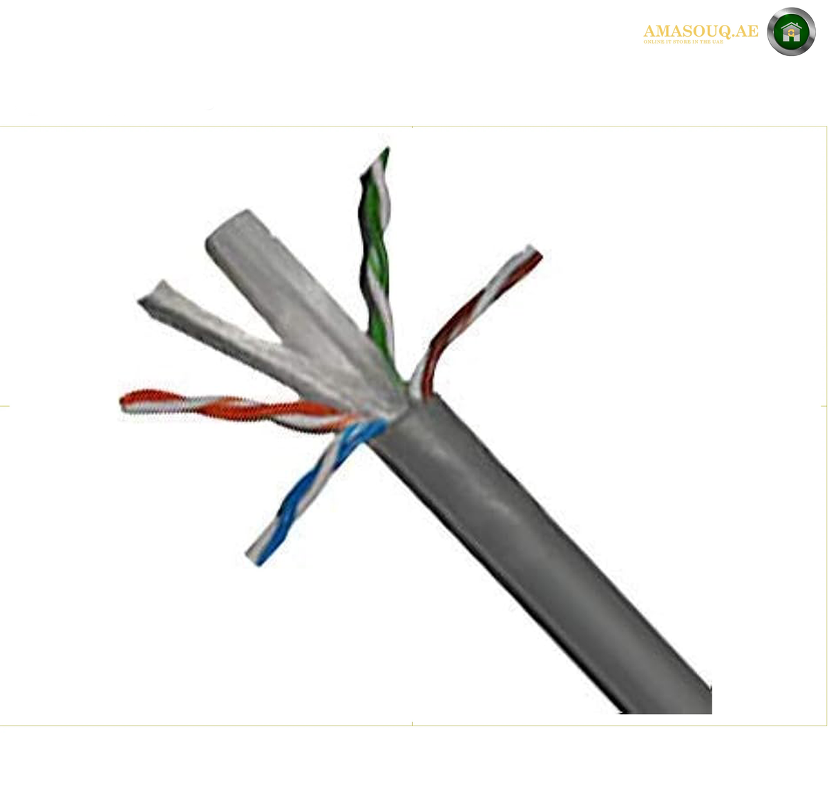 D-Link Cat6 305m network cable roll packaging for structured cabling | NCB-C6UGRYR-305