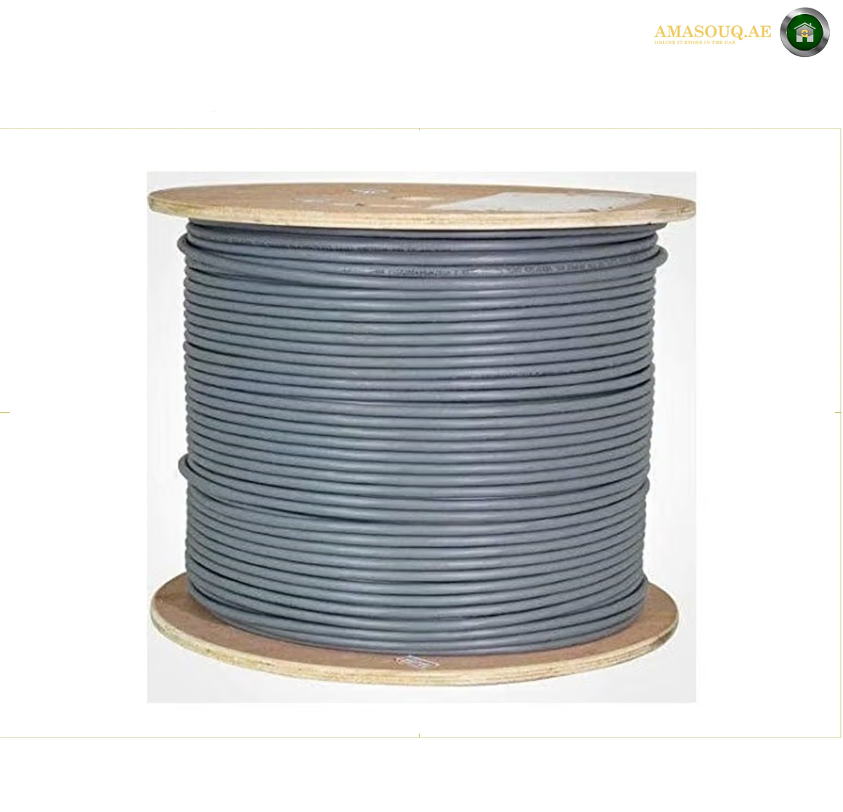 D-Link Cat6 UTP solid copper Ethernet cable for LAN installations | NCB-C6UGRYR-305