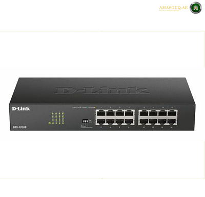 D-Link DGS-1016D 16-port Gigabit Ethernet switch front view | DGS-1016D