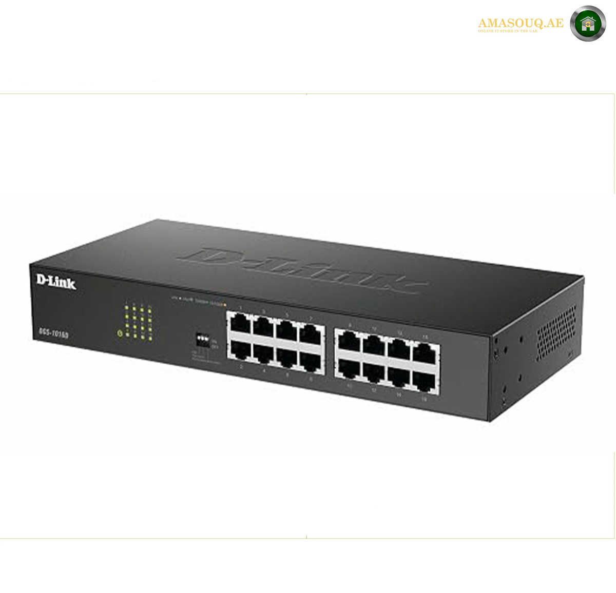 D-Link DGS-1016D unmanaged Gigabit network switch product design | DGS-1016D