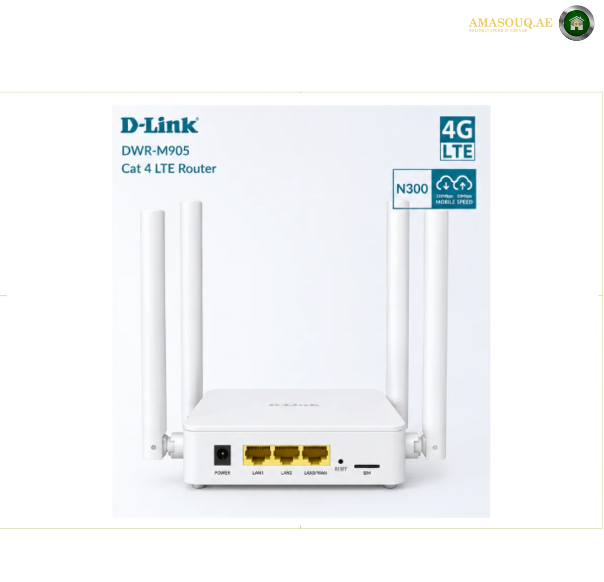 D-Link DWR-M905 N300 wireless 4G LTE router product design | DWR-M905