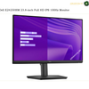 dell-e2425hsm-side-view. Dell E2425HSM 23.8-inch Full HD IPS 100Hz Monitor with a black stand and bezel, shown on a white background with text overlay and an Amasouqae watermark.