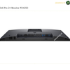dell-p2425d-usb-c-port. Rear view of a Dell Pro 24 Monitor P2425D in matte black, showing the port panel with USB-A and USB-C ports, on a white background with Amasouq branding.