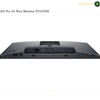 Dell P2425HE HDMI DisplayPort RJ45 Ethernet and USB ports. Rear view of a Dell Pro 24 Plus Monitor P2425HE, showing the back panel with ports and ventilation grilles, on a white background with a text overlay at the top.