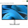 Dell P2725D 27-inch QHD 100Hz IPS Monitor. Dell Pro 24 Plus Monitor P2425HE with a slim black bezel, silver stand, and a blue abstract display wallpaper on a white background.