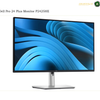 Dell P2725D 27-inch IPS monitor side view. Dell Pro 24 Plus Monitor P2425HE with a slim black bezel, silver stand, and a blue abstract display wallpaper, shown on a white background with a seller watermark in the top right.