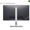 dell-p2725de-rear-view. Dell Pro 24 Plus Monitor P2425DE rear view showing the matte black screen bezel, stand, and base on a white background.