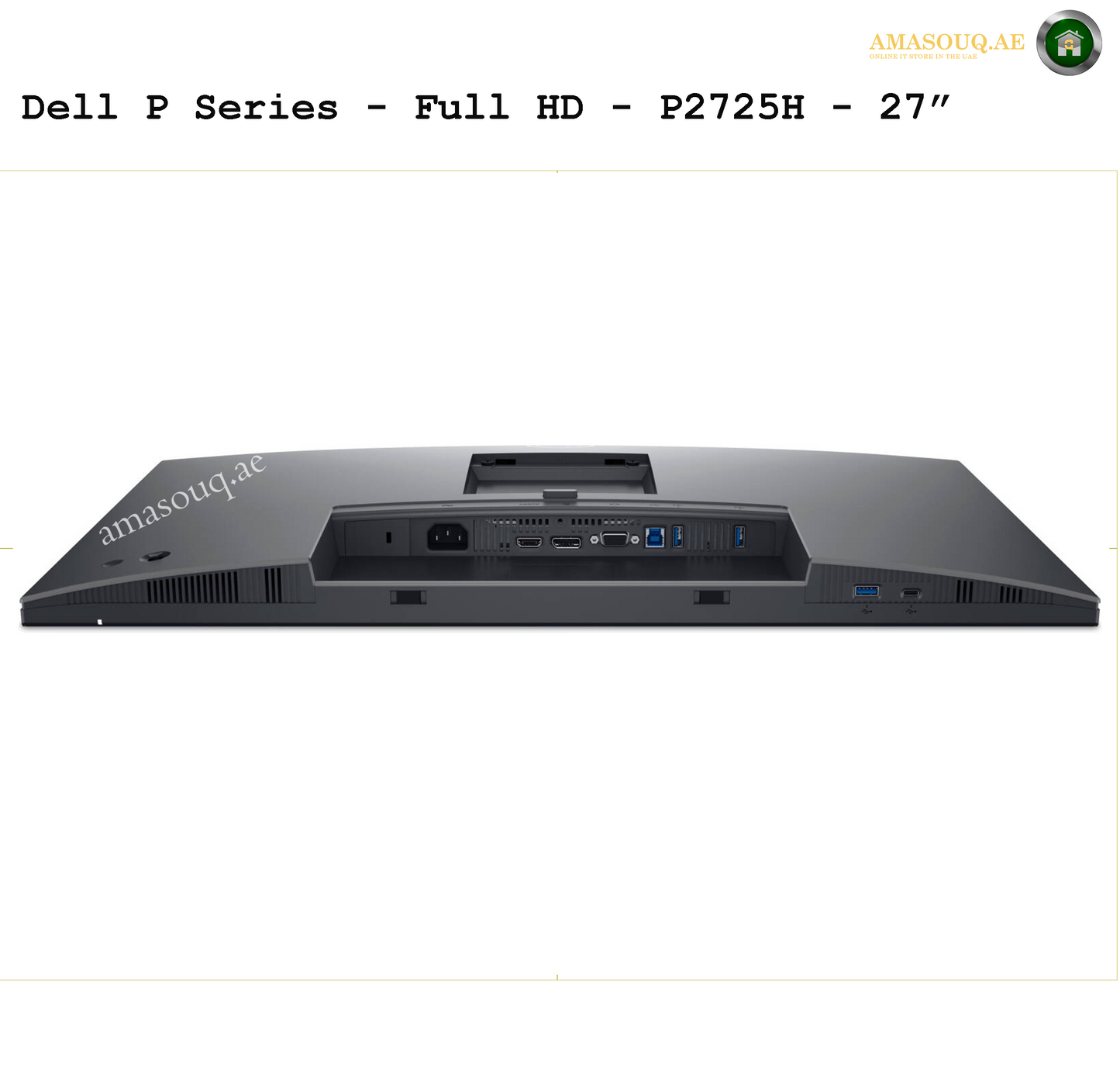 Dell P2725H monitor HDMI DisplayPort and USB ports