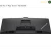 dell-p2726deb-hdmi-displayport-usb-rj45. Dell Pro 27 Plus Monitor P2726DEB rear view showing the back panel with ports and ventilation grilles on a white background.