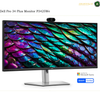 Dell P3426WEB 4MP webcam conferencing monitor.Dell Pro 34 Plus Monitor P3425We with a wide bezel, silver stand, and webcam on top, shown on a white background with certification badges and the text 'Dell Pro 34 Plus Monitor P3425We' at the top.