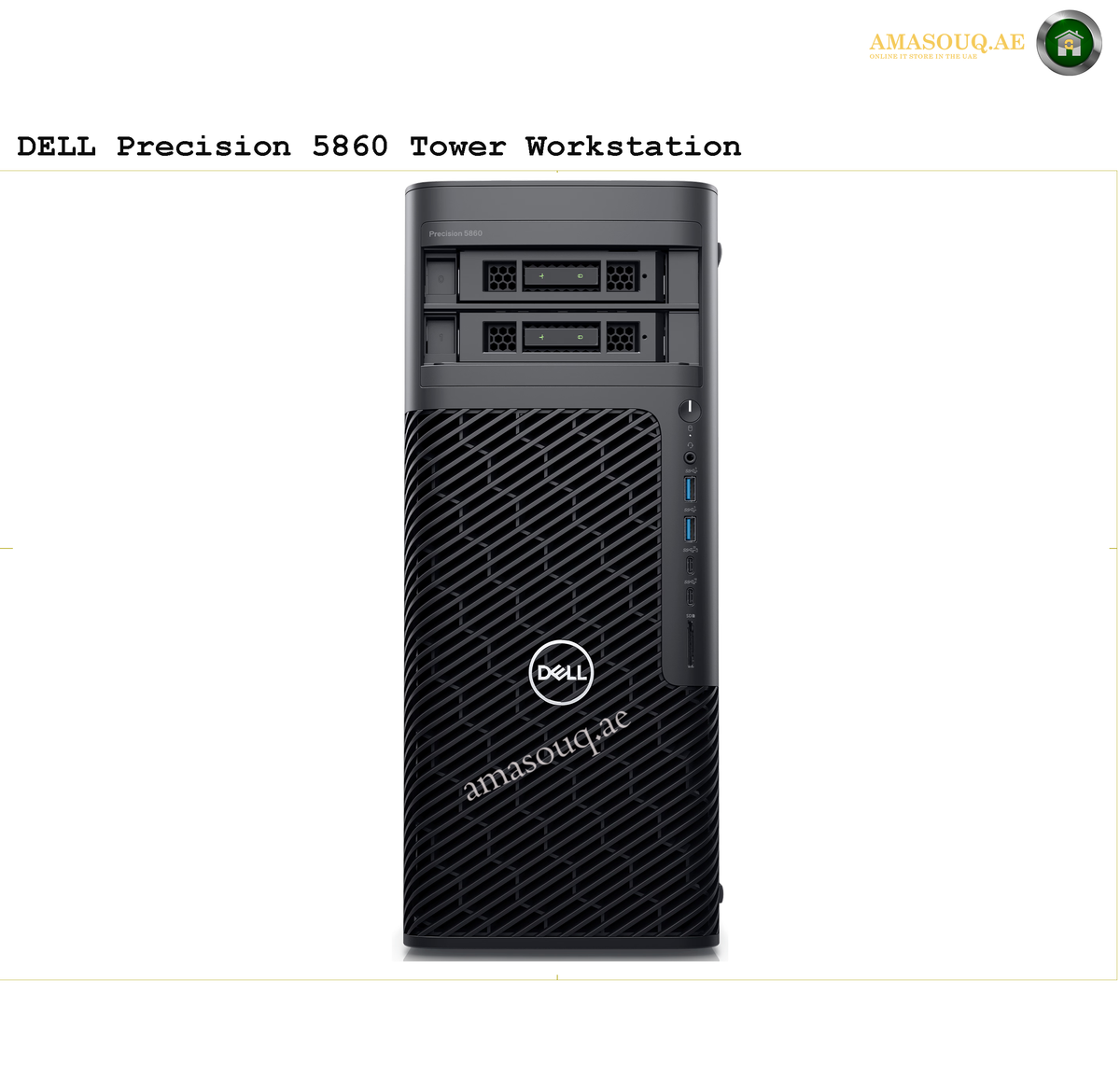 Dell Precision 5860 Tower Workstation | Side View