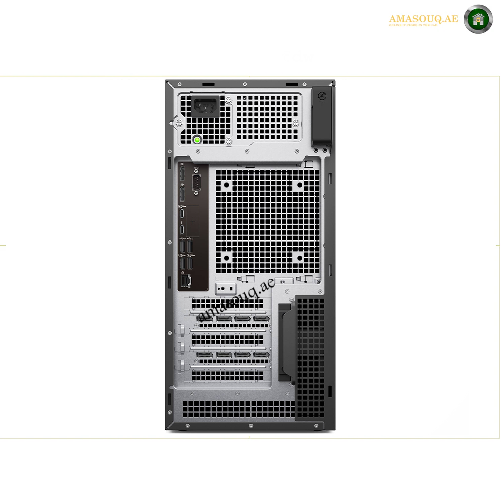 Dell Pro Max Tower T2 | Rear View and Ports
