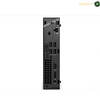 Dell Pro Micro QCM1250 rear connectivity ports. A black desktop mini PC shown from the rear, displaying various ports including USB, HDMI, and Ethernet, on a white background with a watermark.