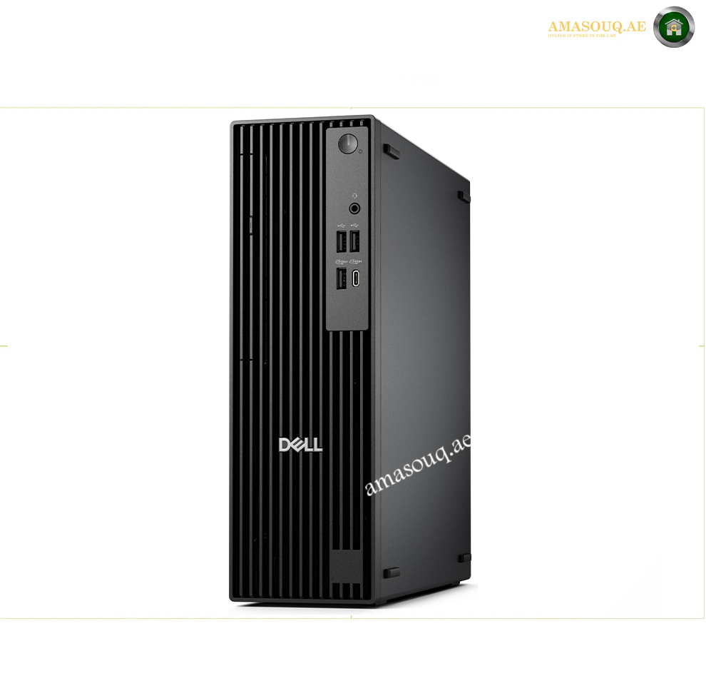Dell Pro Slim QCS1250-N business desktop side view