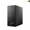 Dell QVT1260 Pro Tower Essential business desktop design. A black Dell desktop computer tower shown from a three-quarter angle on a white background, with the Dell logo visible on the front.