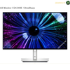 Dell U2424HE 23.8 inch Full HD IPS monitor. Dell UltraSharp U2424HE 24-inch monitor with a slim silver stand, shown on a white background with text overlay 'Dell Monitor U2424HE UltraSharp'.
