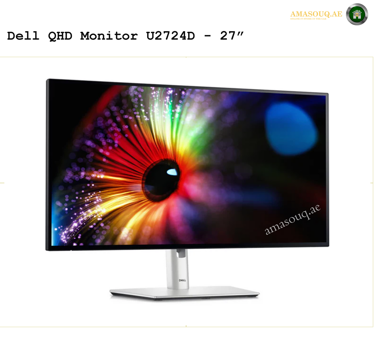 monitor.jpg
Dell U2724D 27-inch QHD 120Hz IPS Black Monitor