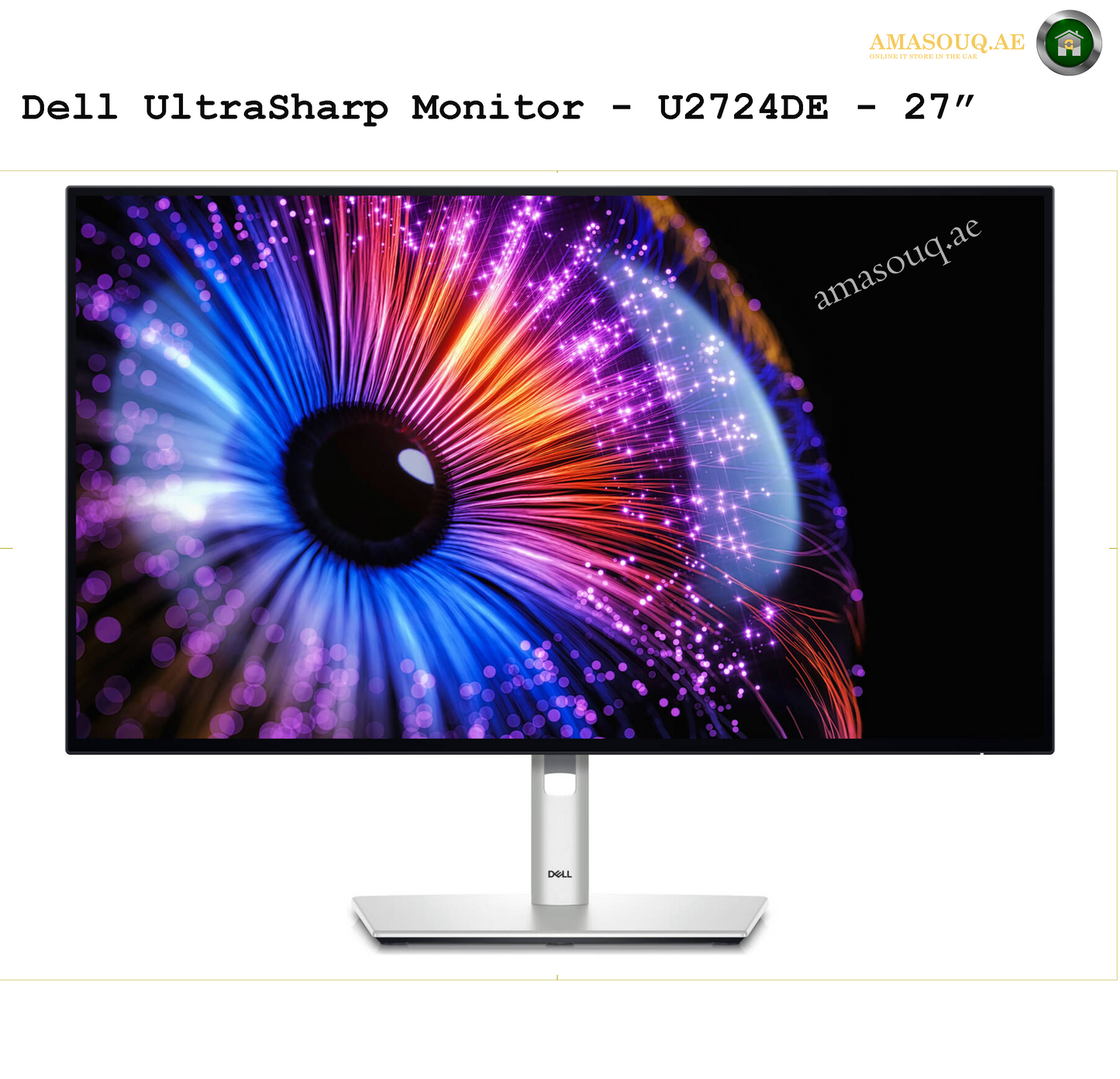 Dell U2724DE 27-inch QHD monitor front view
