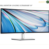 Dell U3425WE 34.1 Inch WQHD 120Hz Curved Monitor. Dell monitor U3425WE ultrasharp 34-inch display with a wide bezel and silver stand, shown on a white background with text overlay.