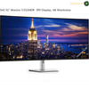 Dell U5226KW 52 inch 6K UltraSharp monitor. Dell 52-inch monitor U5226KW IPS display, 6K resolution, shown on a white background with a city skyline displayed on the screen.