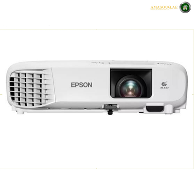Epson EB-E24 XGA 3600 Lumens 3LCD Projector | EB-E24.Black belt with blue stripes on a white background