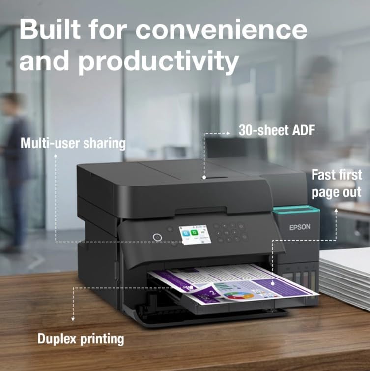 

Epson EcoTank L6390 Automatic Document Feeder and Duplex Scanner | L6390