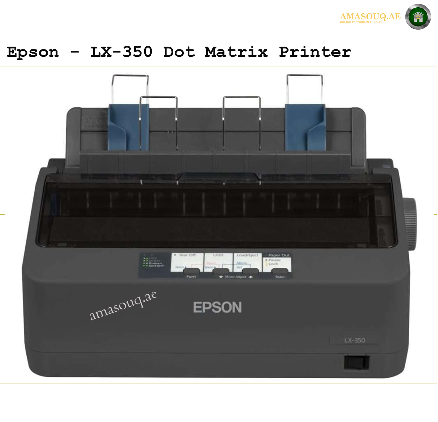 Epson LX-350 USB Serial Parallel Dot Matrix Printer