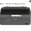 Epson LX-350 9-Pin Dot Matrix Printer
