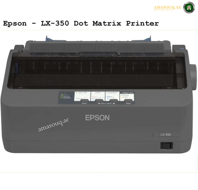 Epson LX-350 9-Pin Dot Matrix Printer
