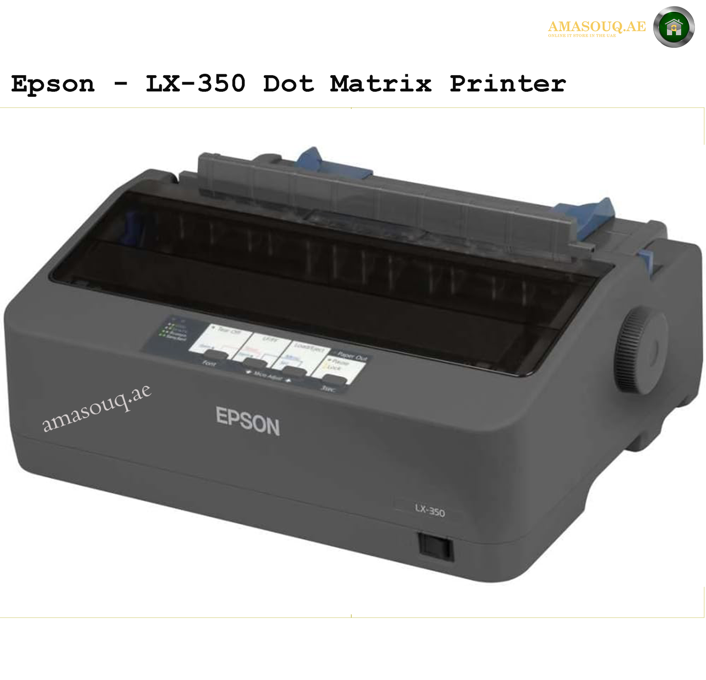 Epson LX-350 80-Column Impact Dot Matrix Printer