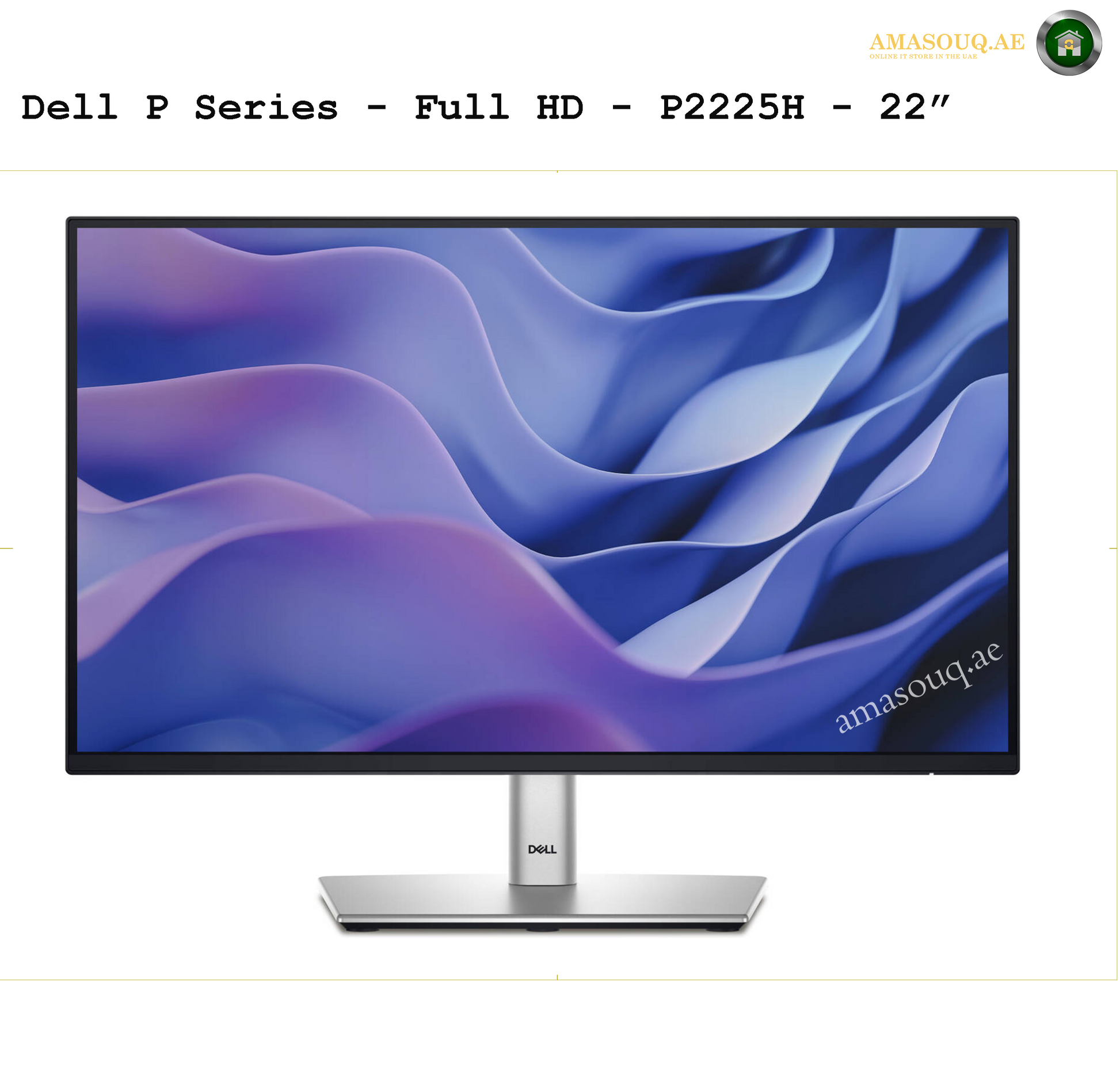 Dell Monitors P SERIES - P2225H | AMASOUQ.AE 2