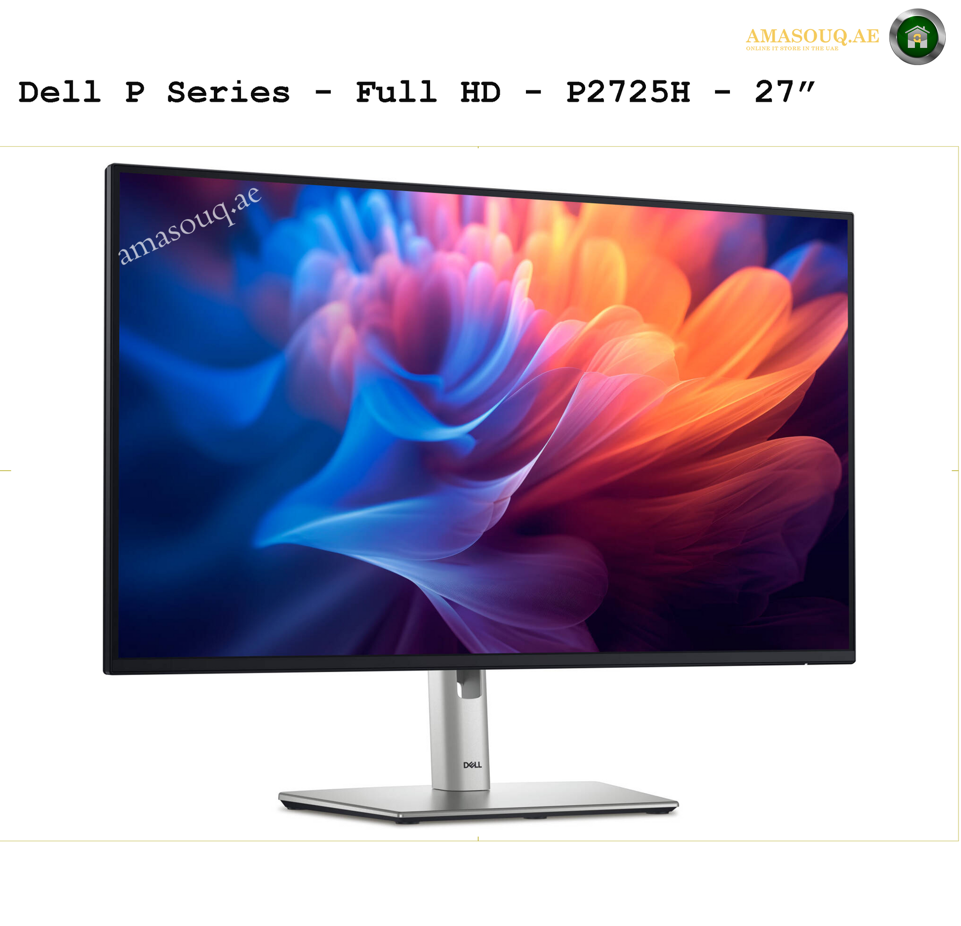 Dell Monitors P SERIES -  P2725H | AMASOUQ.AE 1