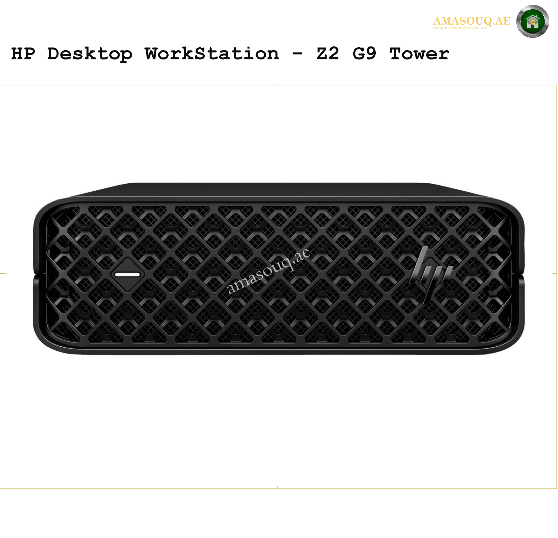 HP Z2 G9 Workstation - Mini - W11Pro | Amasouq.ae front view