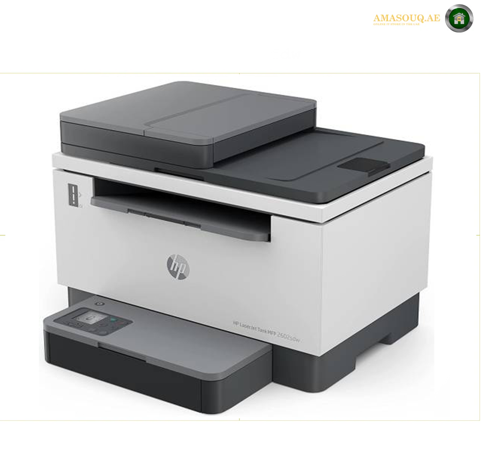 HP 2602sdw 2R7F5A LaserJet Tank Printer front view