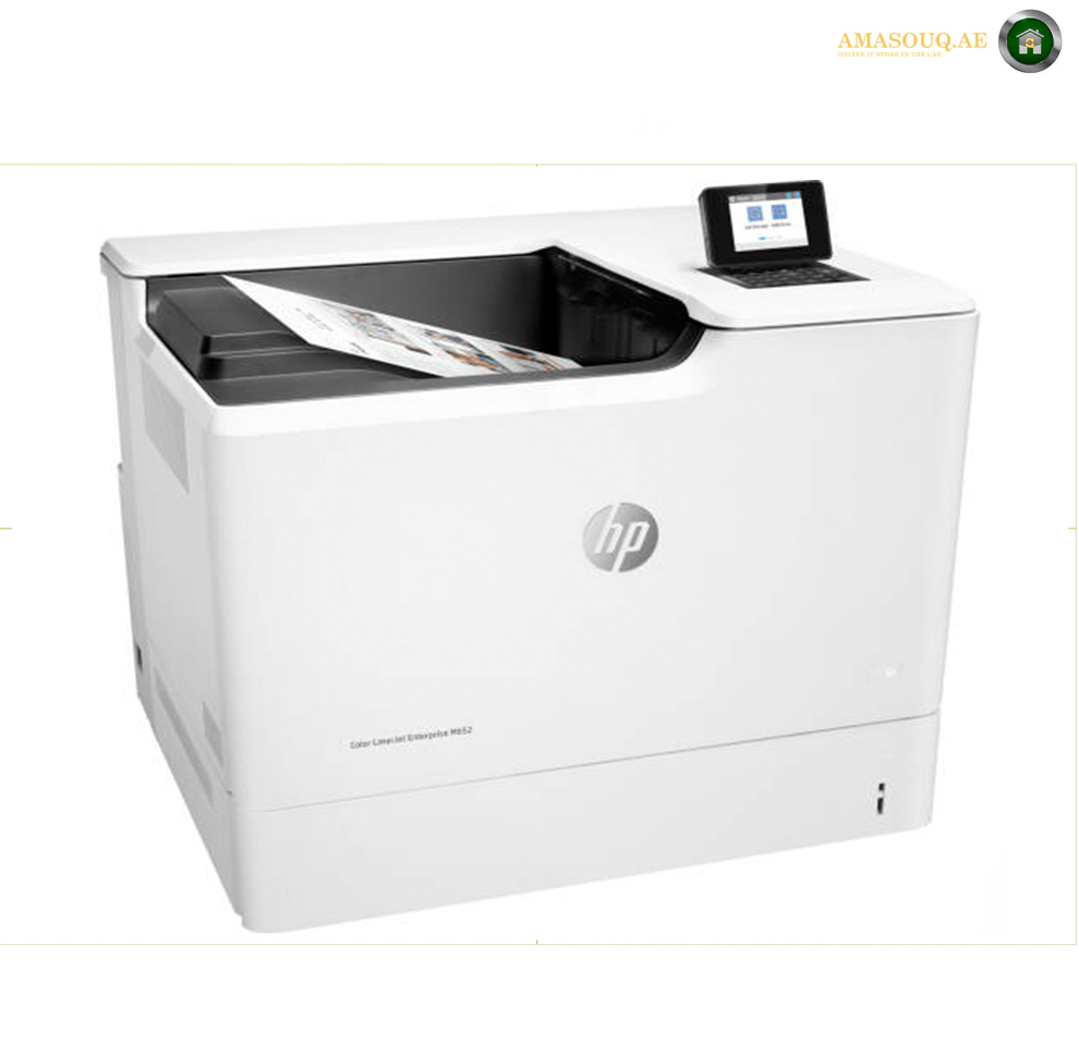 HP Color LaserJet Enterprise M652n front view color printer J7Z98A