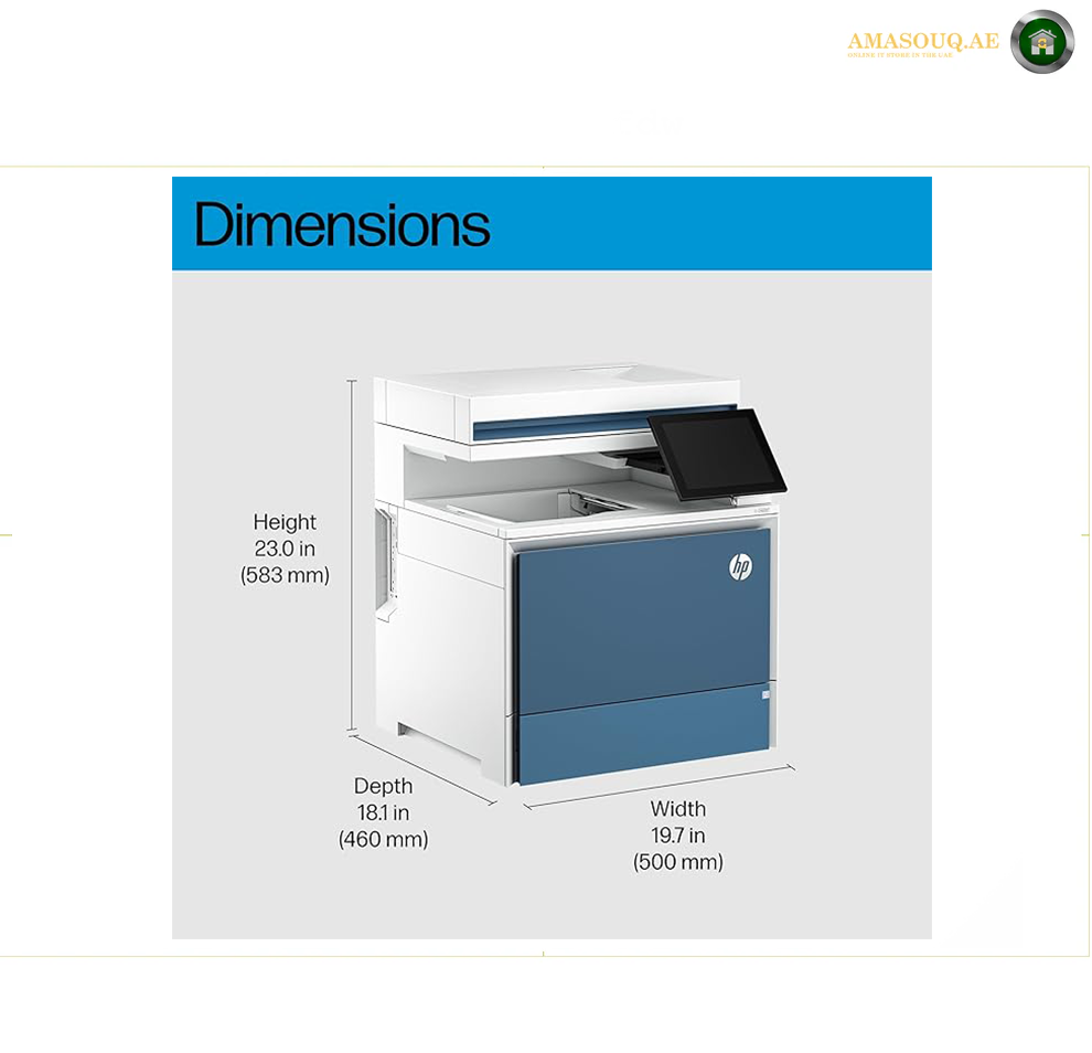 HP Color LaserJet Enterprise MFP M5800dn Gigabit Ethernet 6QN29A