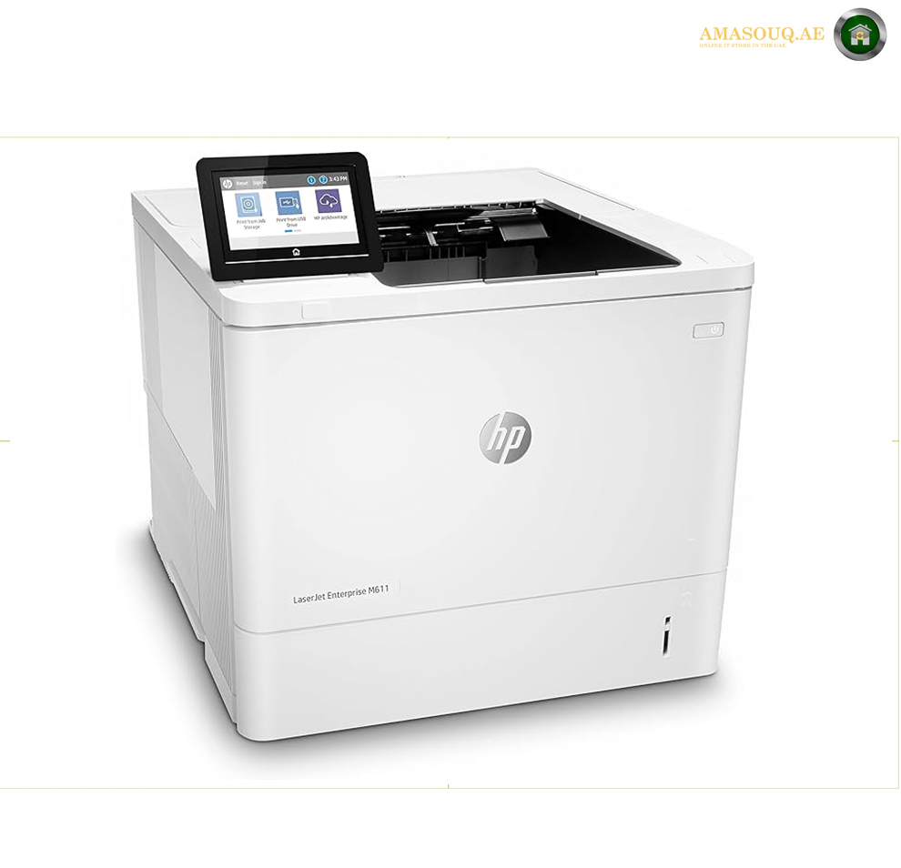 HP LaserJet Enterprise M611dn front view printer 7PS84A
