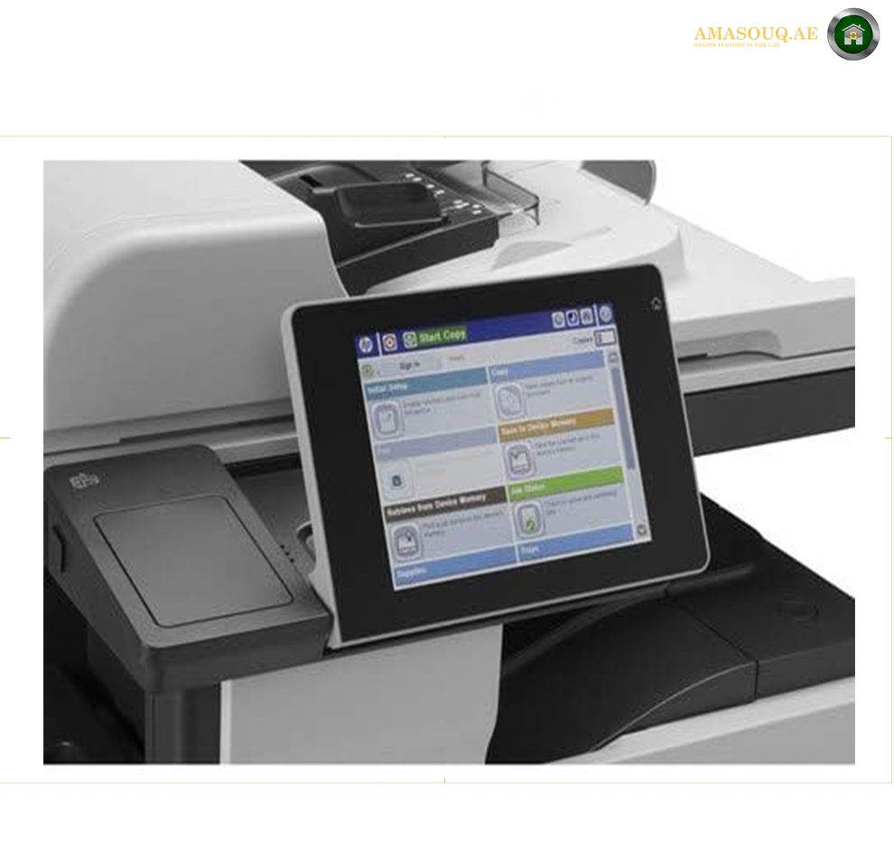 HP LaserJet Enterprise MFP M725dn control panel CF066A