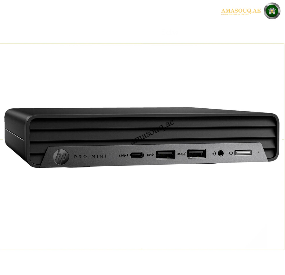 HP Pro Mini 400 G9 compact business mini desktop computer front view